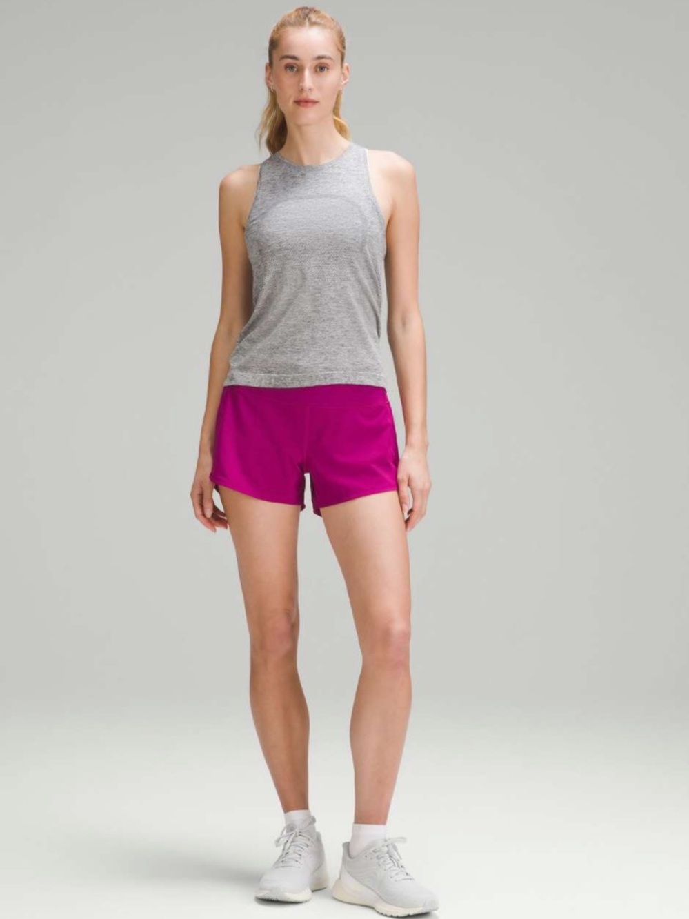 lululemon Speed Up Mid-Rise Short in Magenta Purple 4” Size 8 - Picture 2 of 10